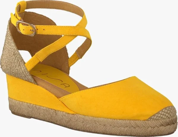 Unisa Espadrilles Caude En Jaune site pas cher 3