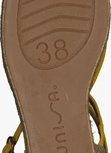 Unisa Espadrilles Caude En Jaune site pas cher 16