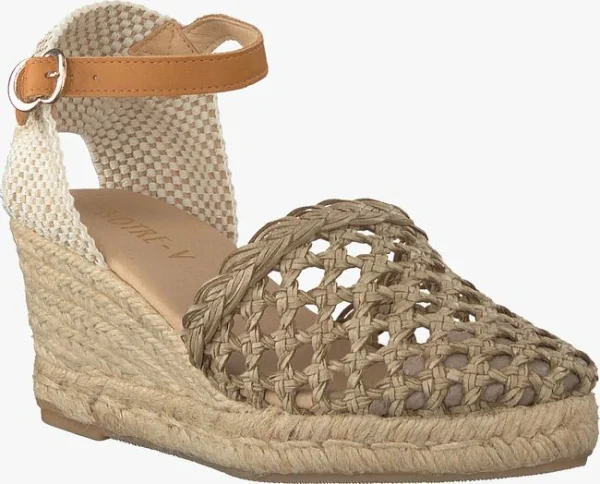 Notre-v Espadrilles Leja10om-brvq En Taupe achetez pas cher 3