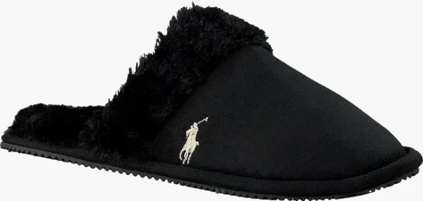 Polo Ralph Lauren Chaussons Summit Scuff Ii En Noir grossiste en ligne 3