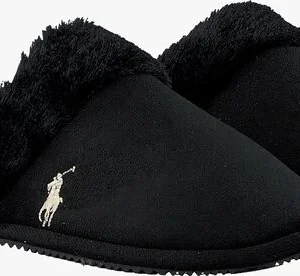 Polo Ralph Lauren Chaussons Summit Scuff Ii En Noir grossiste en ligne 18