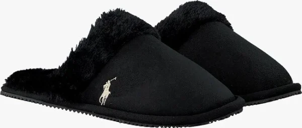 Polo Ralph Lauren Chaussons Summit Scuff Ii En Noir grossiste en ligne 7