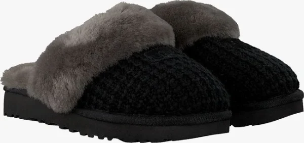 Ugg Chaussons W Cozy En Noir vente pas cher en ligne 7