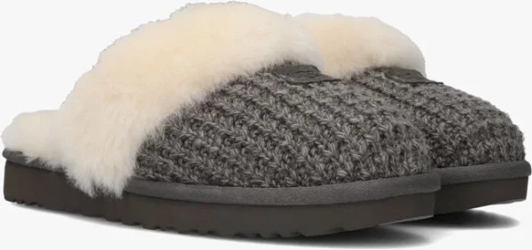 mode Ugg Chaussons W Cozy En Gris 3