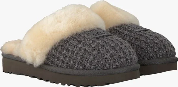 mode Ugg Chaussons W Cozy En Gris 7