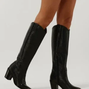 magasin solde Bronx Bottes Hautes New-americana 14198 En Noir 16