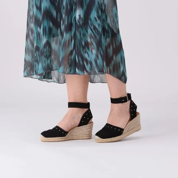 aux meilleurs prix Unisa Cliver Espadrilles En Noir 7