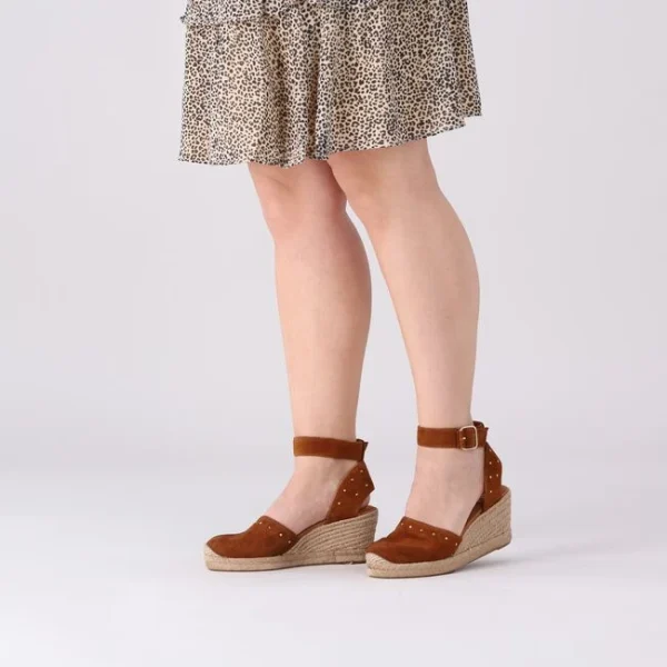 Unisa Cliver Espadrilles En Cognac soldes officiel 7