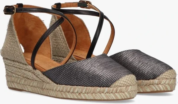 Unisa Caude Espadrilles En Noir boutiqued pas cher 3