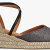 Unisa Caude Espadrilles En Noir boutiqued pas cher 17