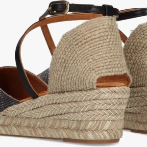 Unisa Caude Espadrilles En Noir boutiqued pas cher 12