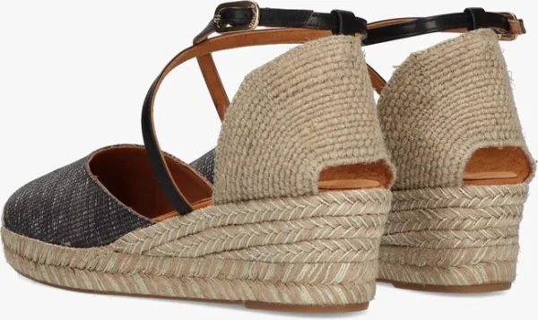Unisa Caude Espadrilles En Noir boutiqued pas cher 4