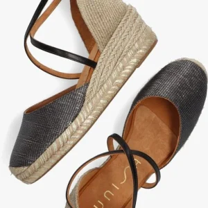Unisa Caude Espadrilles En Noir boutiqued pas cher 14