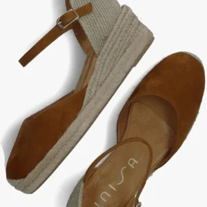 Satisfait ou Remboursé Unisa Cisca Espadrilles En Cognac 14