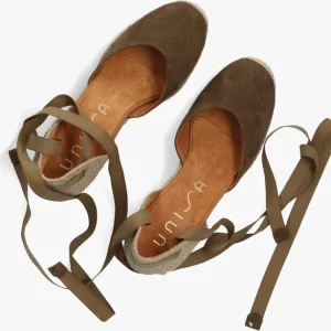 Unisa Candida Espadrilles En Vert grande marque pas cher 14