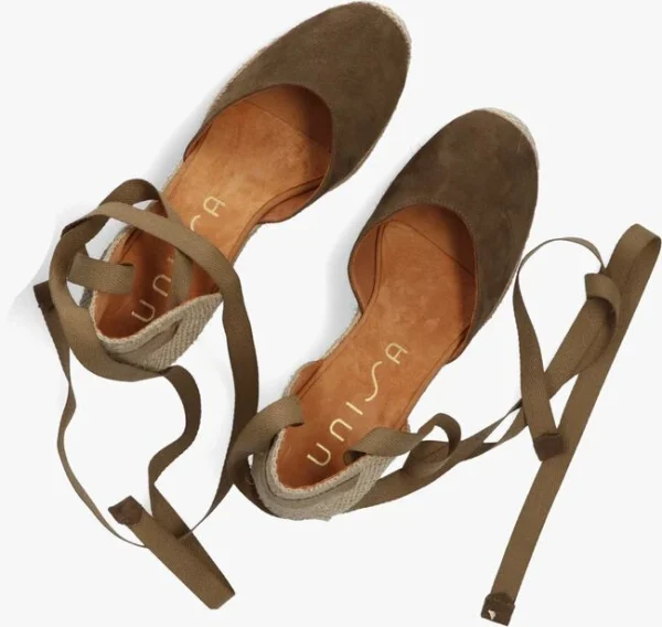 Unisa Candida Espadrilles En Vert grande marque pas cher 5