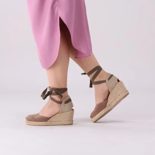 grande promotion Unisa Candida Espadrilles En Taupe 7