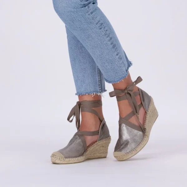 Fred De La Bretonière Fred De La Bretoniere 153010232 Espadrilles En Taupe achetez 7