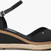 Couleurs variées Tommy Hilfiger Basic Closed Toe Mid Wedge Espadrilles En Noir 17
