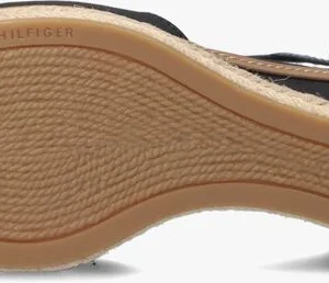 Couleurs variées Tommy Hilfiger Basic Closed Toe Mid Wedge Espadrilles En Noir 13