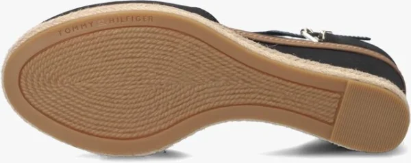 Couleurs variées Tommy Hilfiger Basic Closed Toe Mid Wedge Espadrilles En Noir 5