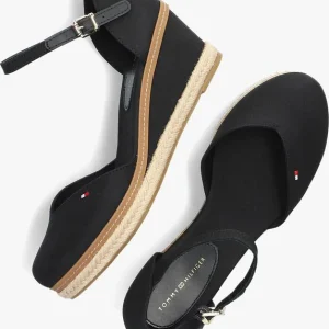 Couleurs variées Tommy Hilfiger Basic Closed Toe Mid Wedge Espadrilles En Noir 15