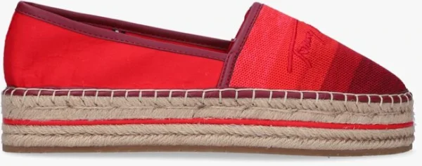 Tommy Hilfiger Tommy Gradient Espadrilles En Rouge en vente 1