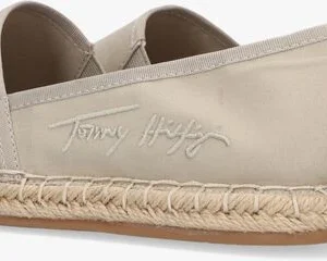 prix pas cher Tommy Hilfiger Th Signature Espadrilles En Beige 11