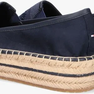 Tommy Hilfiger Tommy Gradient Espadrilles En Bleu Retour Facile et Gratuit 11