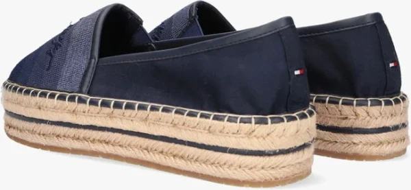 Tommy Hilfiger Tommy Gradient Espadrilles En Bleu Retour Facile et Gratuit 4