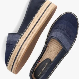Tommy Hilfiger Tommy Gradient Espadrilles En Bleu Retour Facile et Gratuit 15