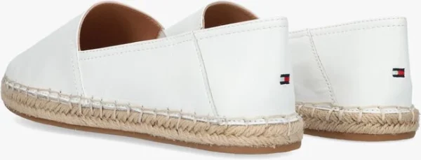 dernières Tommy Hilfiger Feminine Leather Espadrilles En Blanc 4