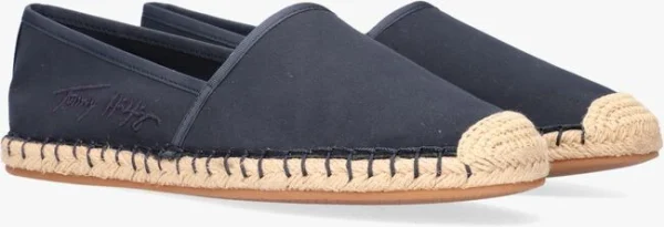 Tommy Hilfiger Th Signature Espadrilles En Bleu à prix très bas 3