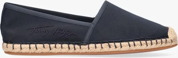 Tommy Hilfiger Th Signature Espadrilles En Bleu à prix très bas 1