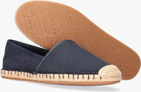 Tommy Hilfiger Th Signature Espadrilles En Bleu à prix très bas 5