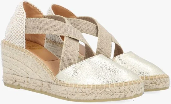Kanna Ania Espadrilles En Or bas prix 3