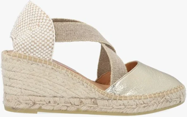 Kanna Ania Espadrilles En Or bas prix 1