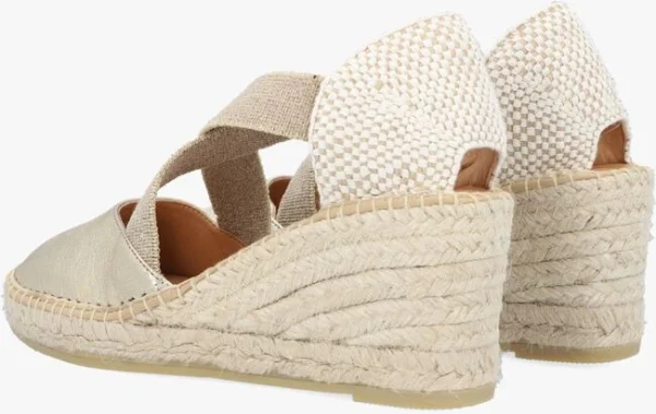 Kanna Ania Espadrilles En Or bas prix 4