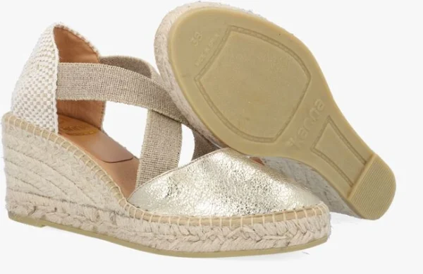 Kanna Ania Espadrilles En Or bas prix 5