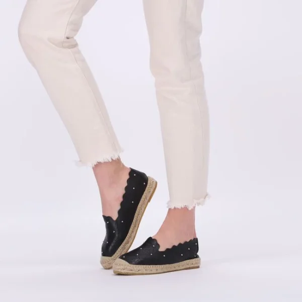 grand choix Kanna Dora Espadrilles En Noir 7