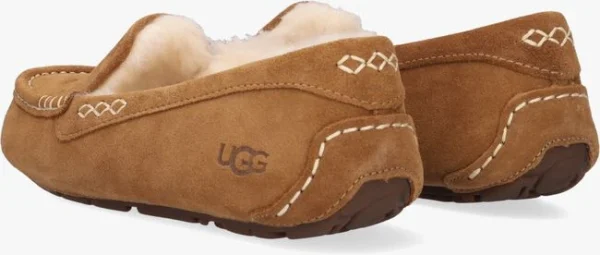 magasin en ligne Ugg Ansley Chaussons En Cognac 4