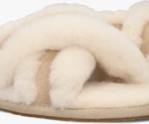 fashioniable Ugg W Scuffita Chaussons En Beige 9