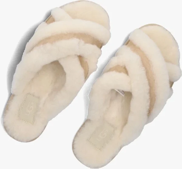 fashioniable Ugg W Scuffita Chaussons En Beige 6
