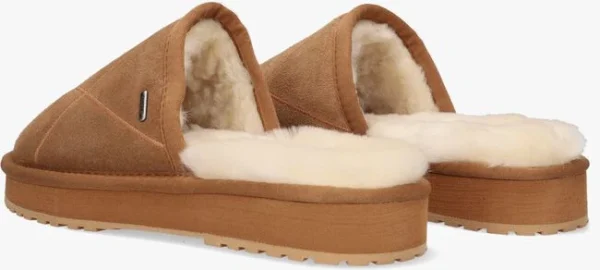 soldes magasin Shabbies 170020200 Chaussons En Cognac 4
