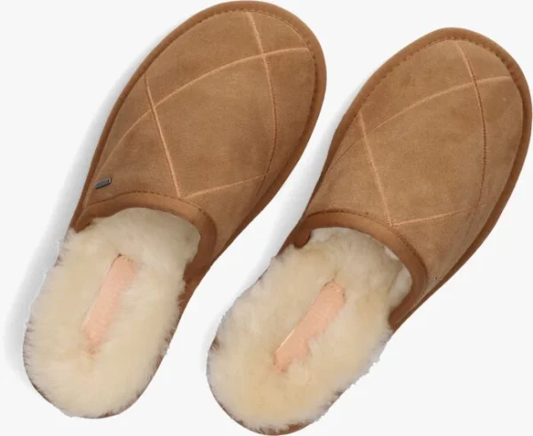 soldes magasin Shabbies 170020200 Chaussons En Cognac 6