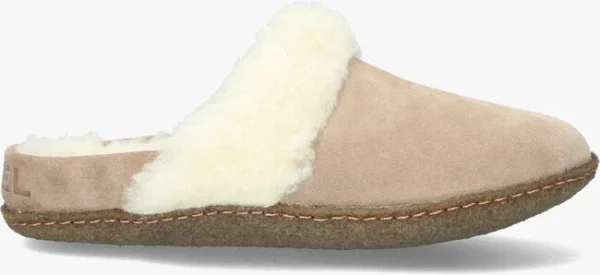 soldes magasin Sorel Nakiska Slide Chaussons En Taupe 1