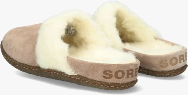 soldes magasin Sorel Nakiska Slide Chaussons En Taupe 4