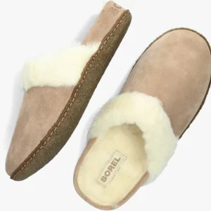 soldes magasin Sorel Nakiska Slide Chaussons En Taupe 15