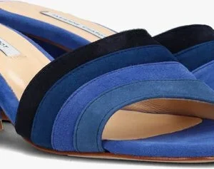 Fabienne Chapot Ted Mules Swirl En Bleu Large choix en ligne 10