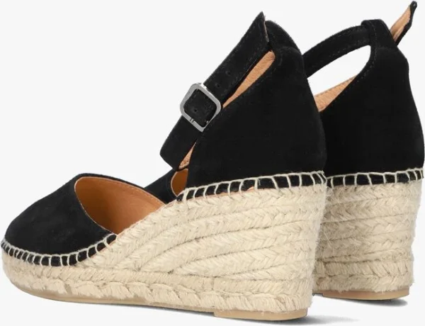 Distributeur Officiel Via Vai Flora Braid Espadrilles En Noir 4